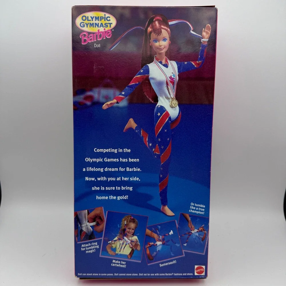 Mattel Barbie Olympic Gymnast Kids Red White Blue 1996‎ Atlanta Games 15125
